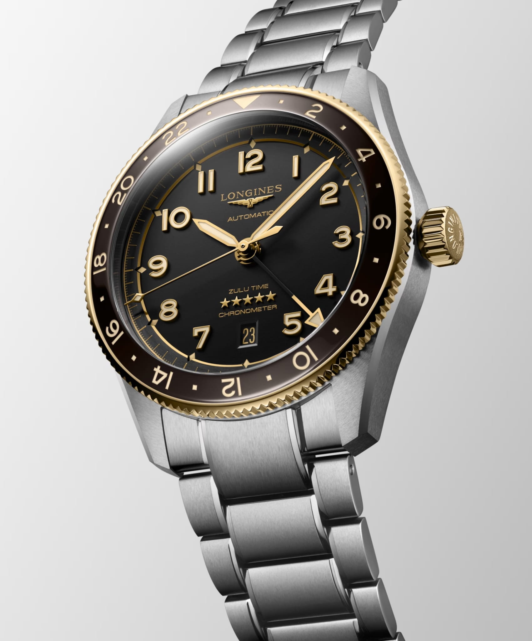 Оригинальные часы Longines Longines Spirit L3.812.5.53.6 механические калибр механизма  общий вид