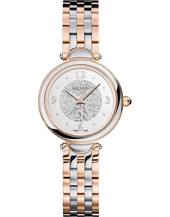 Balmain Balmain Haute Elegance B8158.33.14  B8158.33.14 кварцевые женские часы серебристый циферблат, браслет нержавеющая сталь с pvd-покрытием — вид спереди