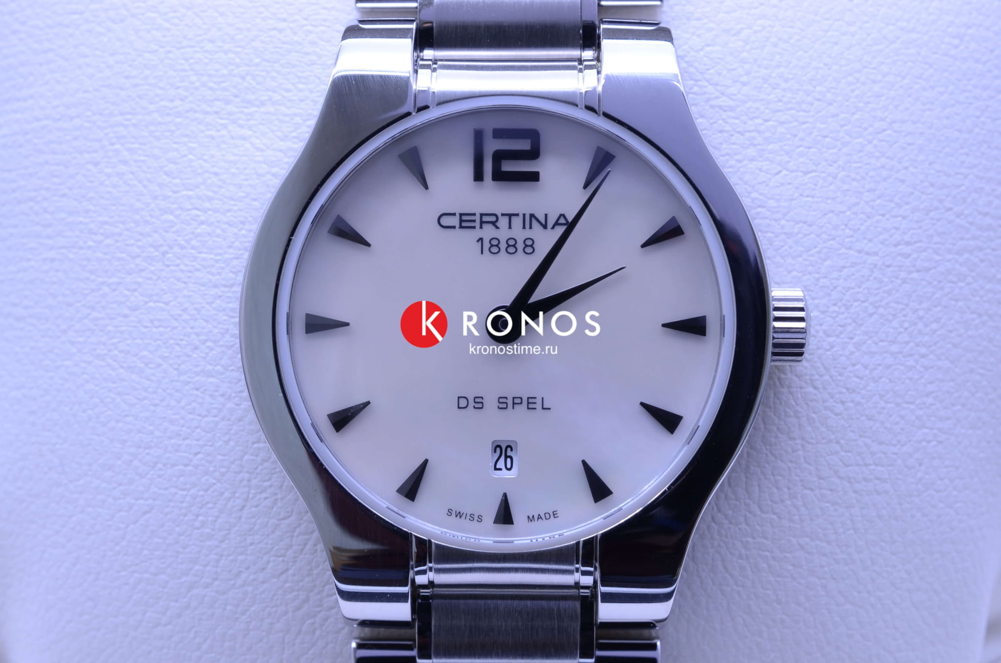 Certina Certina Lady Round C012.209.11.117.00 женские часы перламутровый циферблат на запястье