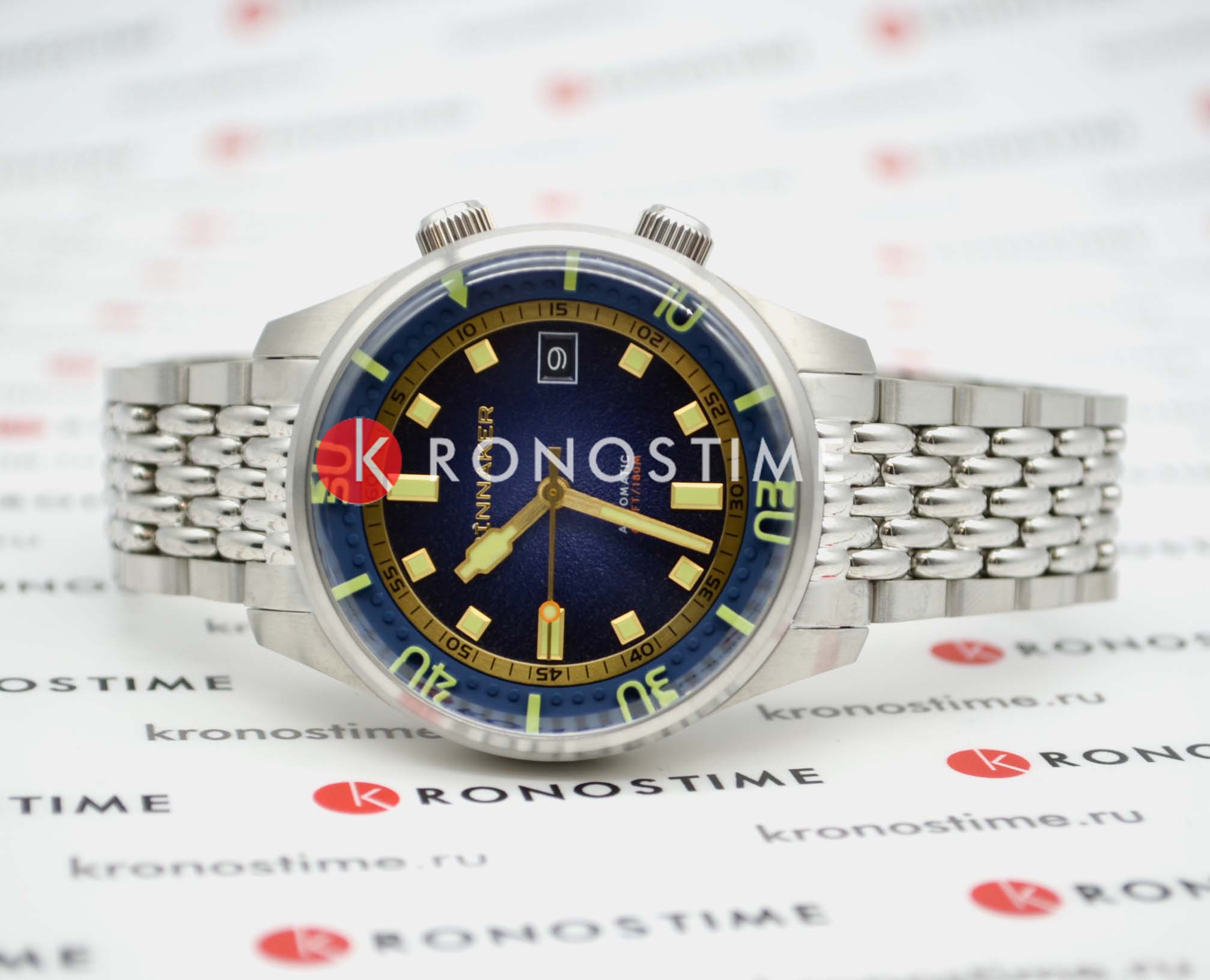 Spinnaker Spinnaker Bradner SP-5062-22  - задняя крышка сталь металл корпуса, англия часы