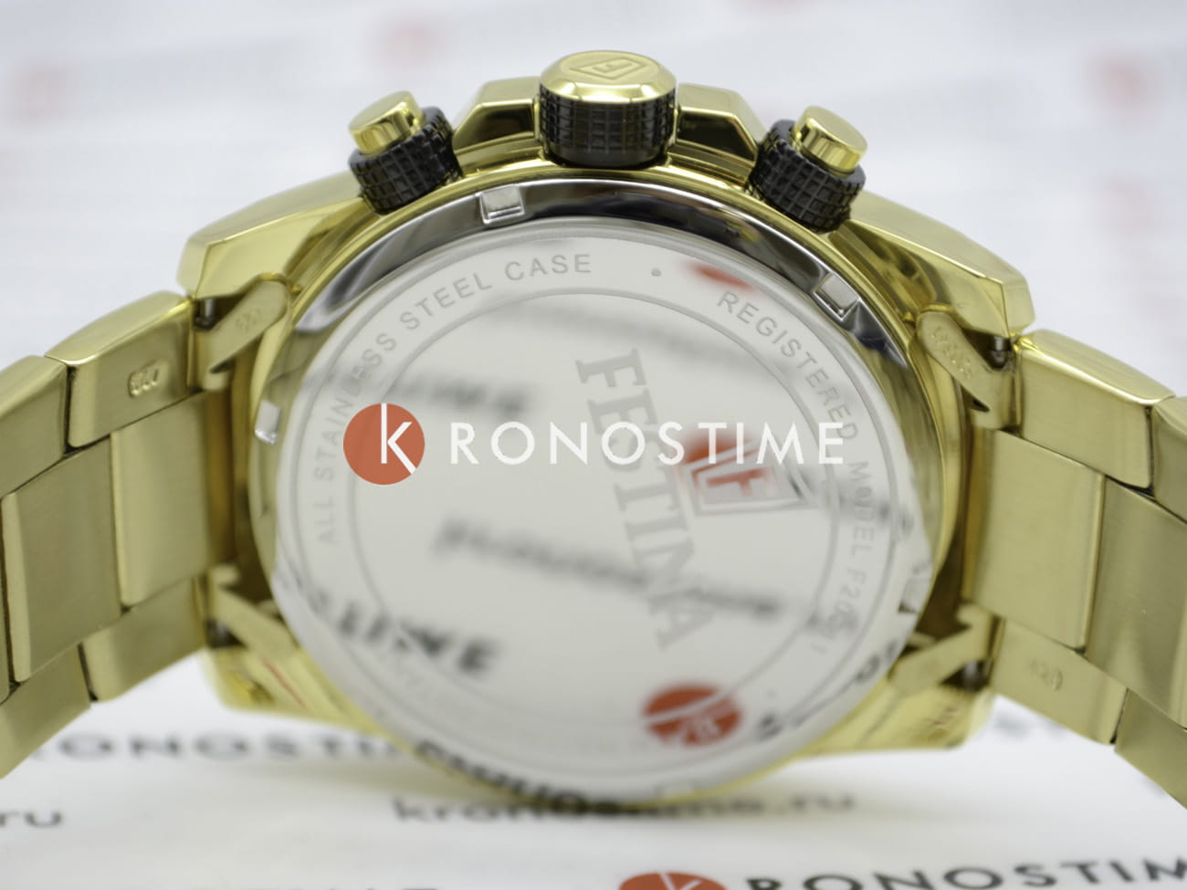 Festina Festina Chrono Sport F20541/4  - задняя крышка металл сталь корпуса, испания часы