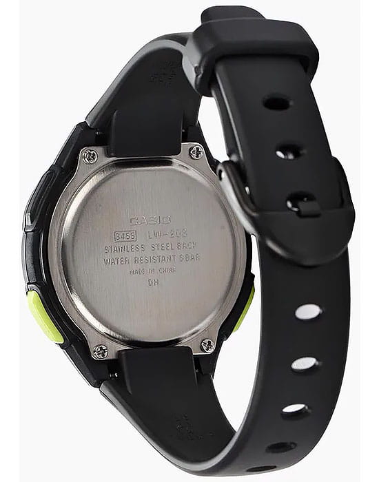 Casio Casio Collection Digital LW-203-1BVDF (LW-203-1B) женские часы серый циферблат на запястье