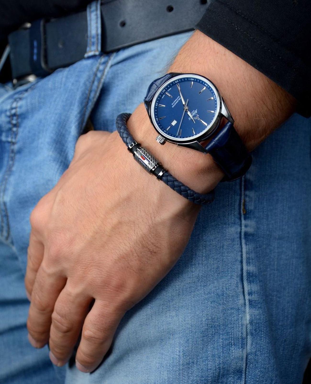 Оригинальные часы Atlantic Atlantic Worldmaster Automatic 52759.41.51S механические калибр механизма  общий вид