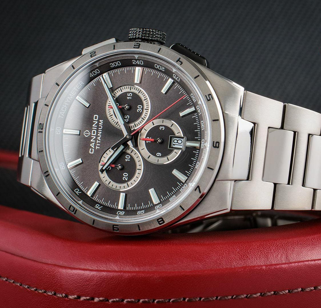 Оригинальные часы Candino Candino Titanium Chrono C4603/D кварцевые калибр механизма  общий вид