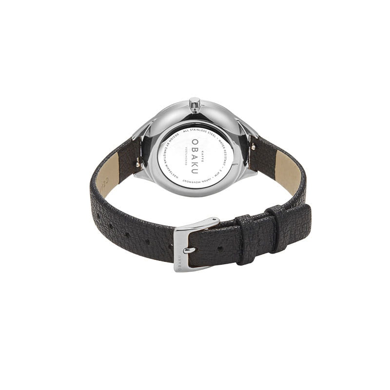 Obaku Obaku Kaffe V257LHCNRB,  дания женские часы на браслете кожаный боковой вид
