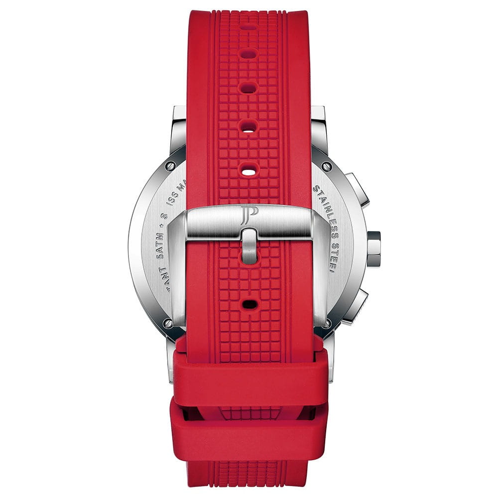 Jacques Philippe Jacques Philippe Corus JPQGC37141XR,  швейцария мужские часы на браслете силикон боковой вид