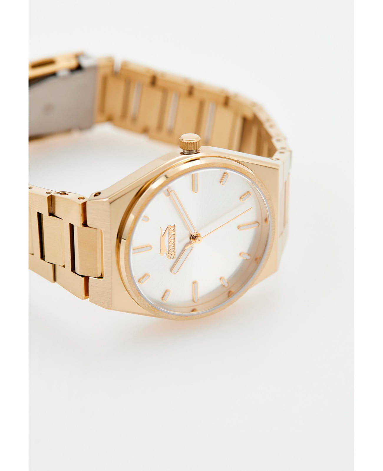 Slazenger Slazenger SL.09.2116.3.05,  англия женские часы на браслете суперметалл с ip покрытием боковой вид