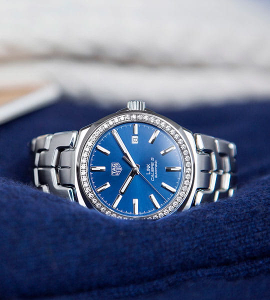 Оригинальные часы TAG Heuer TAG Heuer Link WBC2113.BA0603 механические калибр механизма calibre 5 общий вид