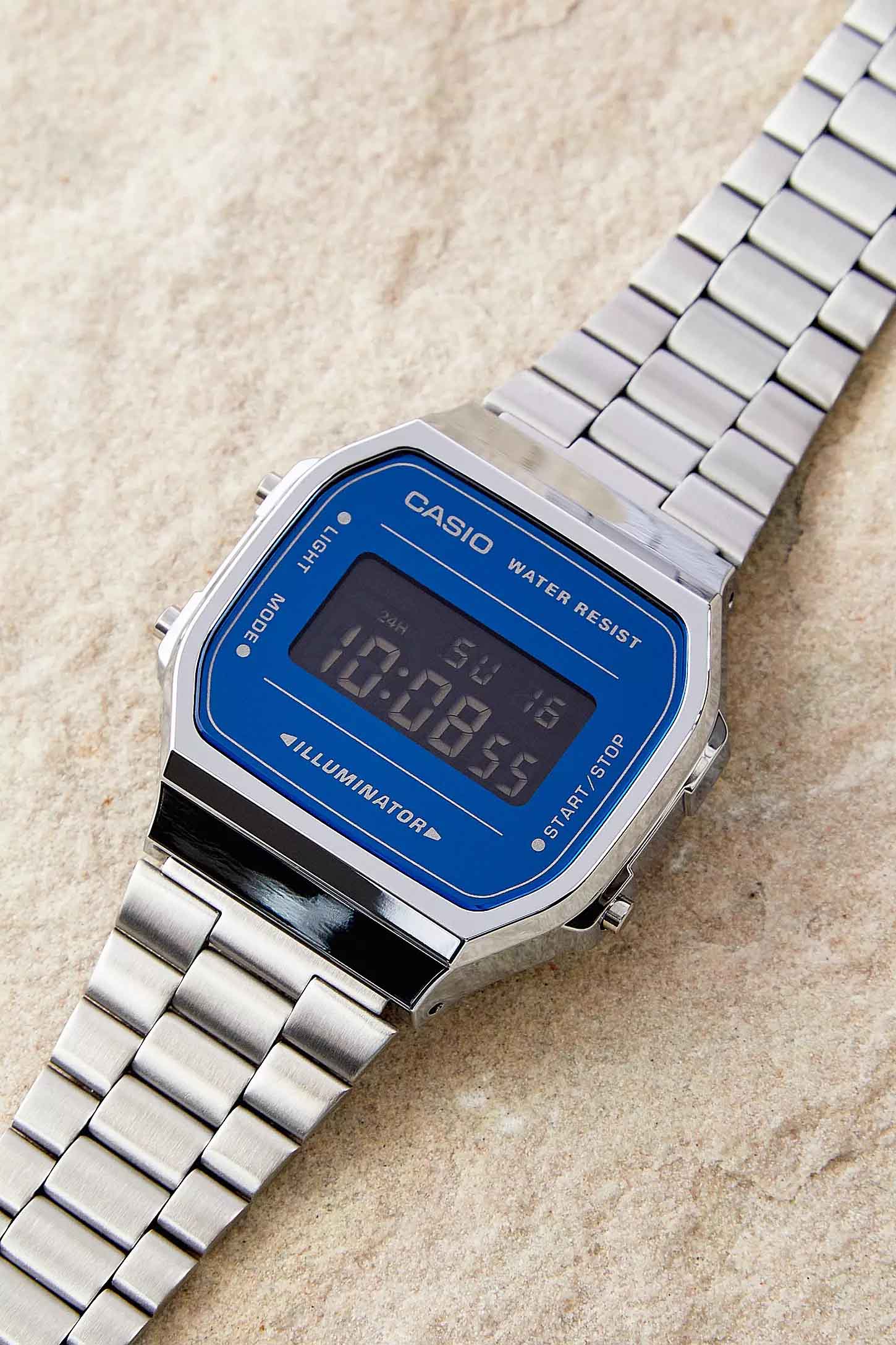 Оригинальные часы Casio Casio Vintage A168WEM-2BEF кварцевые калибр механизма  общий вид