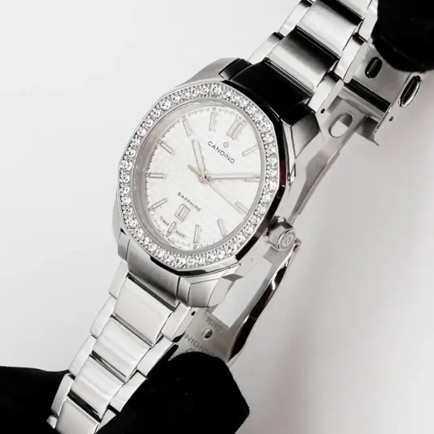 Candino Candino Lady Elegance Date C4756/6,  швейцария женские часы на браслете нержавеющая сталь боковой вид