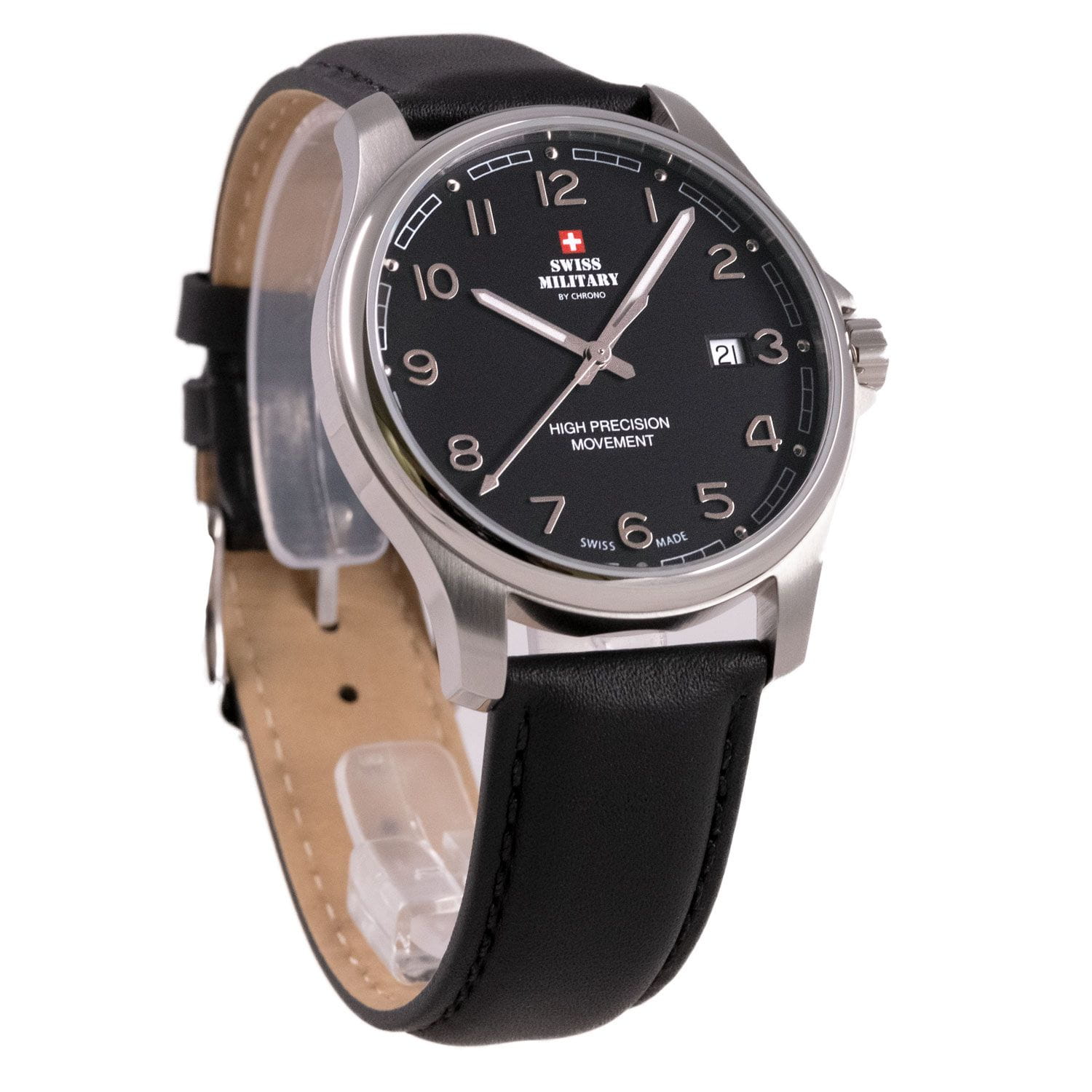 Swiss Military by Chrono Swiss Military by Chrono Сверхточные SM30200.24 , наручные мужские часы фото под углом