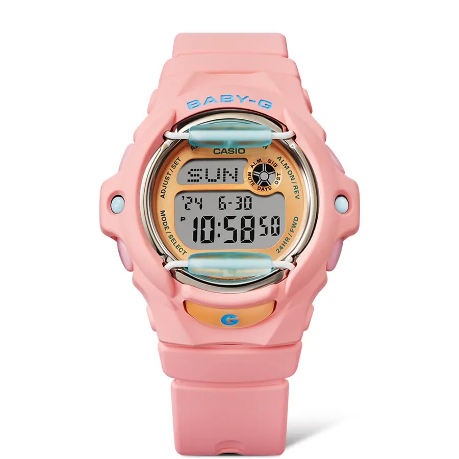 Casio Casio Baby-G BG-169PB-4, baby-g япония женские часы на браслете пластик боковой вид