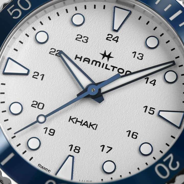 Hamilton Hamilton Khaki Navy Scuba Quartz H82231150  — детали корпуса и нержавеющая сталь