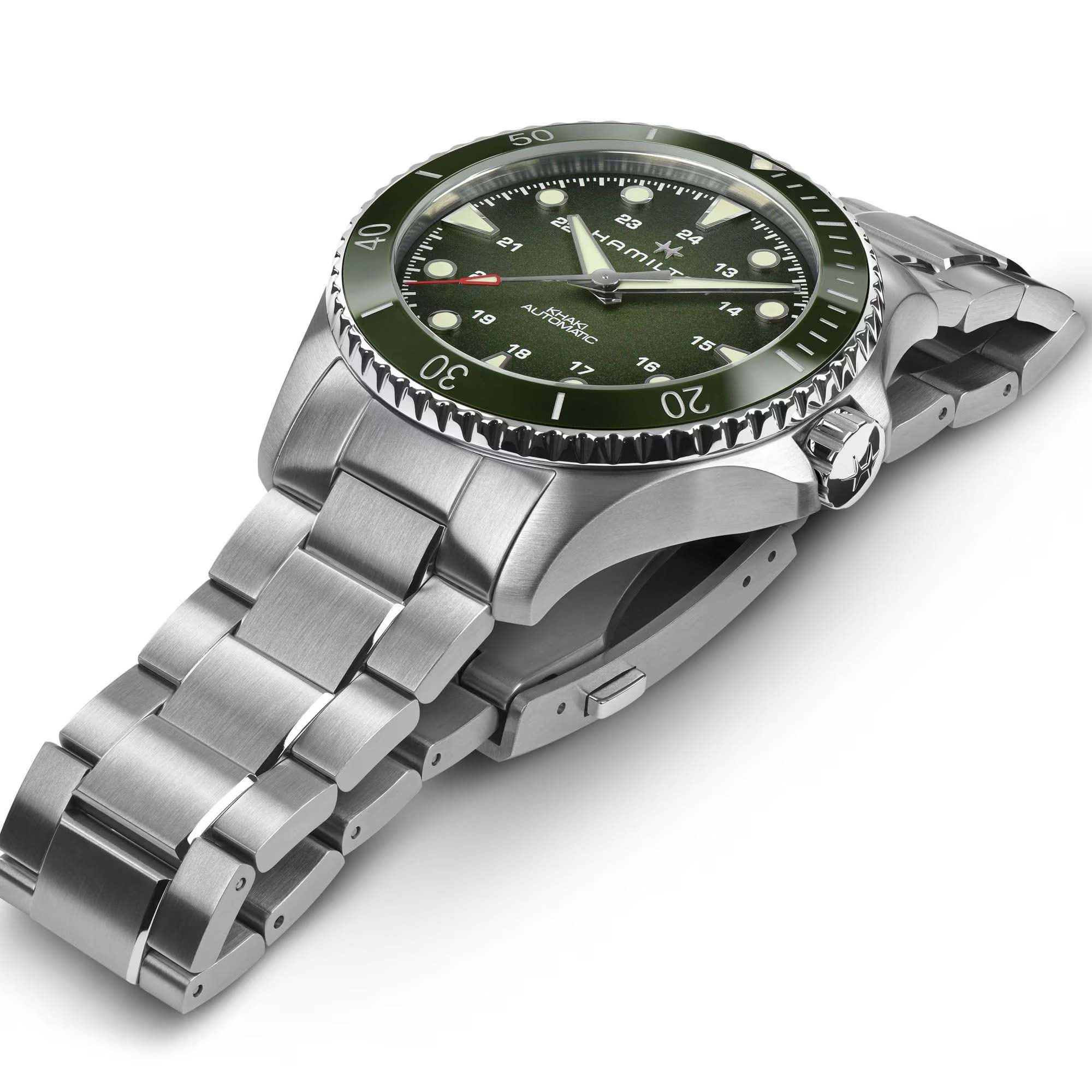 Hamilton Hamilton Khaki Navy Scuba Automatic H82525160 , наручные мужские часы фото под углом