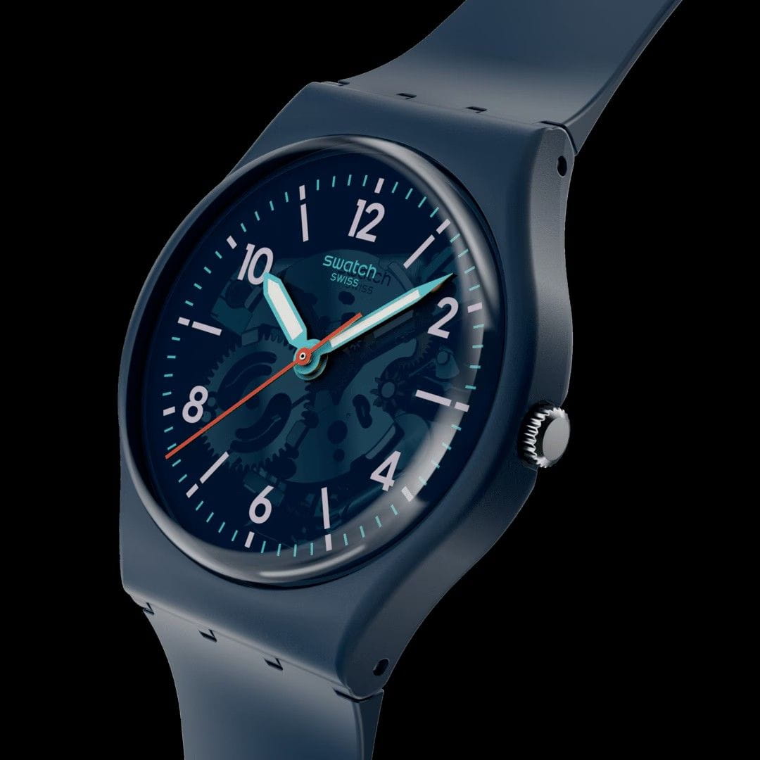 Swatch Swatch Gent Biosourced Lacquered SO28N118  - задняя крышка пластик корпуса, швейцария часы