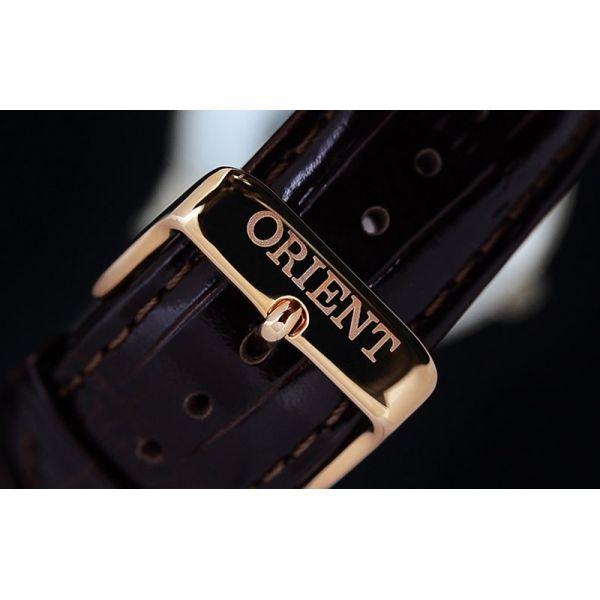 Orient Orient ER24002W (FER24002W) механические мужские часы часы крупный план белый циферблата