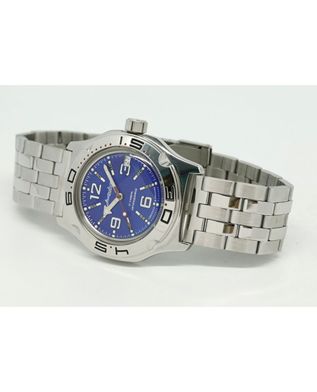 Восток Восток Амфибия Классика 100316 , наручные мужские часы фото под углом