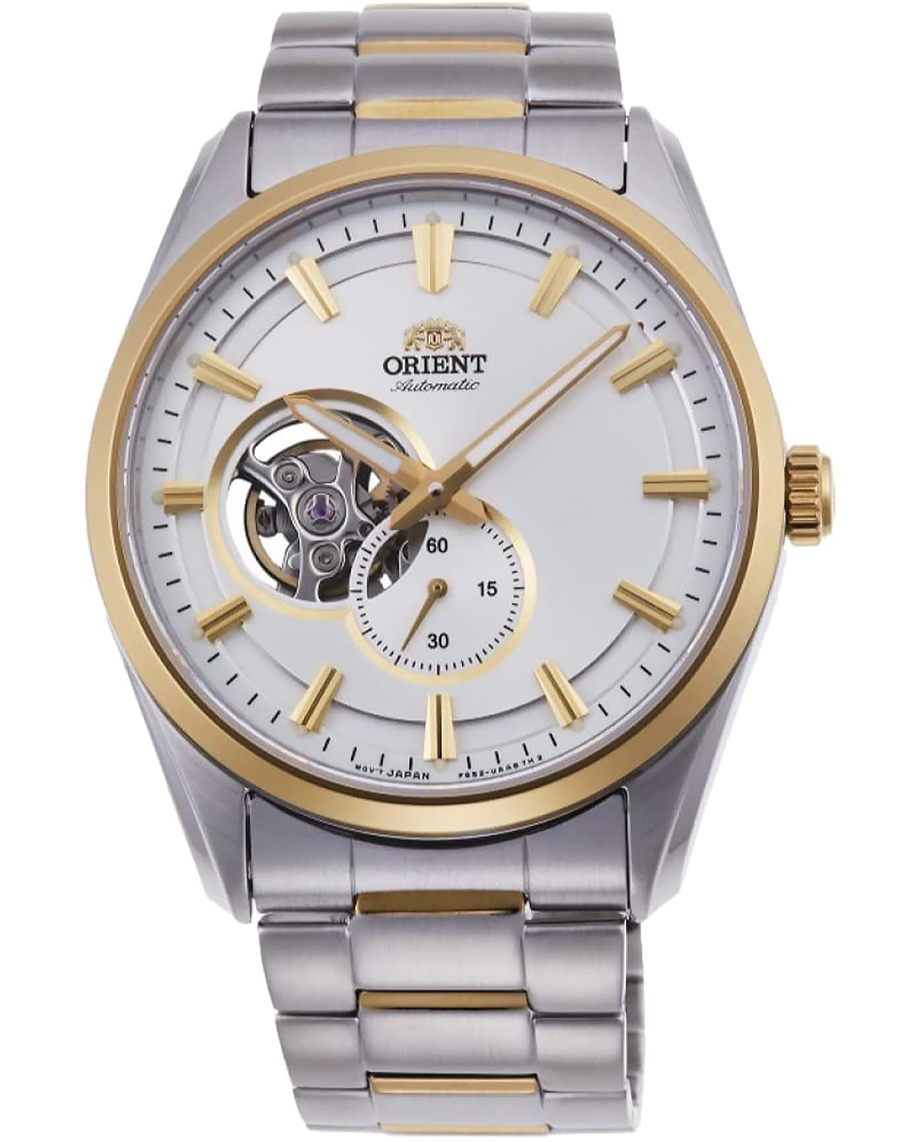 Orient Orient Classic Automatic RA-AR0001S (RN-AR0001S)  RA-AR0001S механические мужские часы белый циферблат, браслет нержавеющая сталь — вид спереди