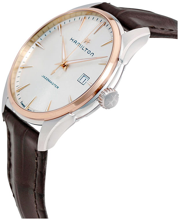 Оригинальные часы Hamilton Hamilton Jazzmaster Gent Quartz H32441551 кварцевые калибр механизма f06.111 общий вид