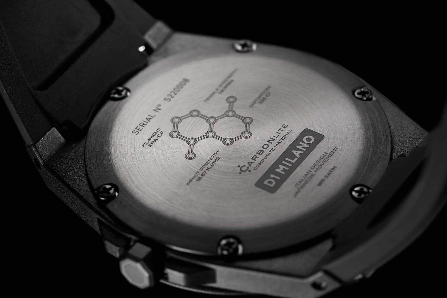 D1 Milano CLRJ03 мужские часы застежка крупным планом