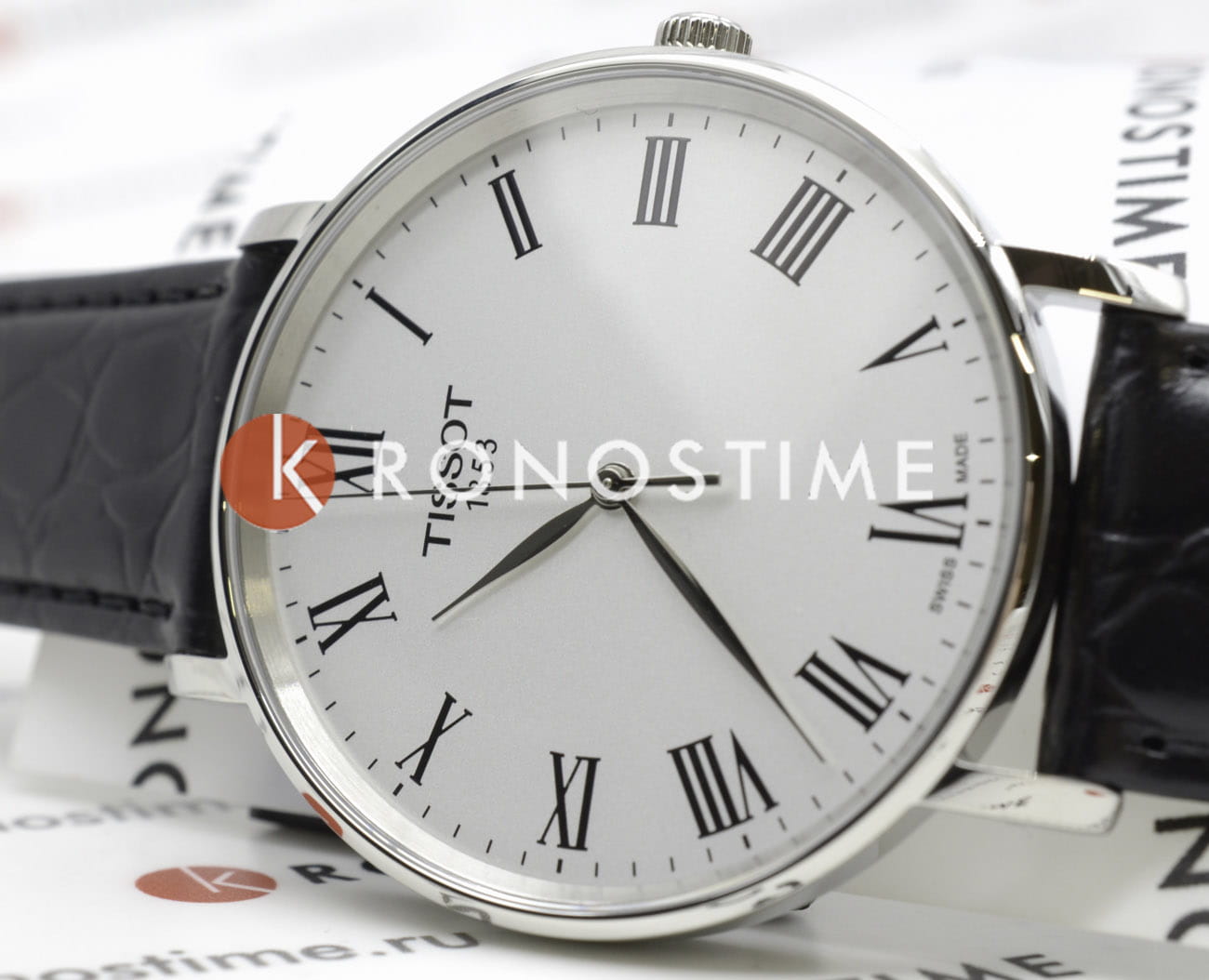 Оригинальные часы Tissot Tissot Everytime T143.410.16.033.00 кварцевые калибр механизма  общий вид