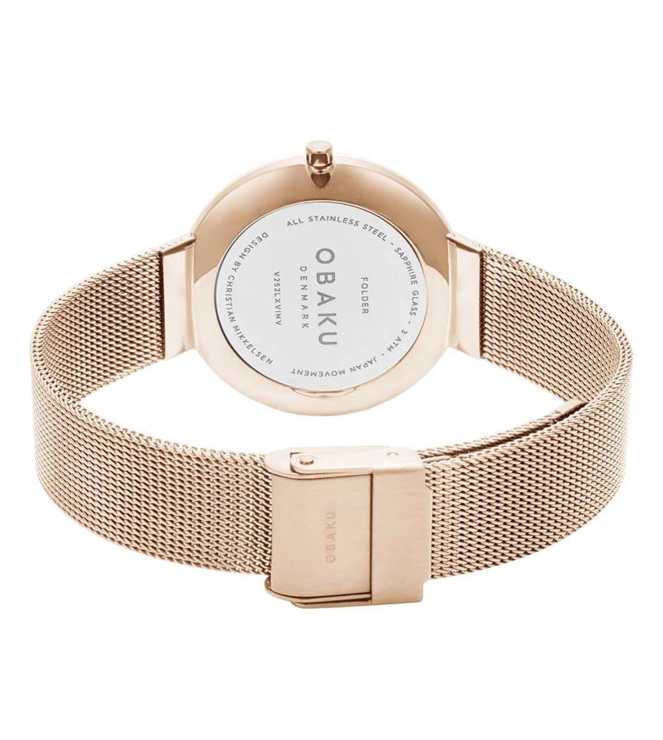 Obaku Obaku Mesh V252LXVIMV , наручные женские часы фото под углом