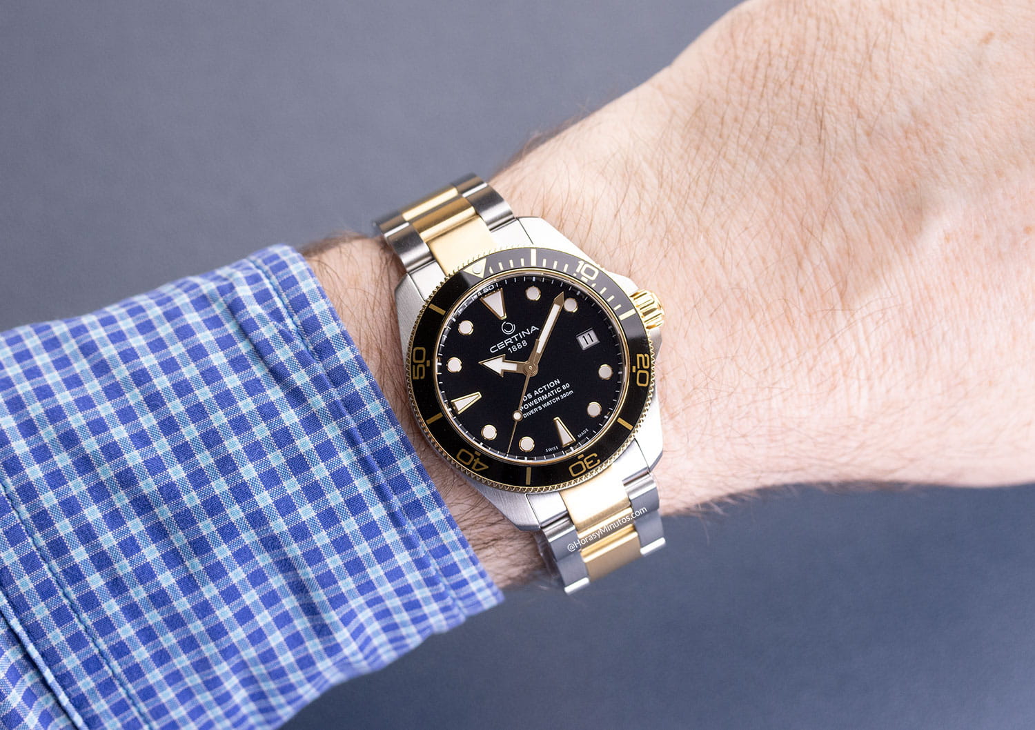 Certina Certina DS Action Diver Powermatic C032.807.22.051.00 DS Action, наручные мужские часы фото под углом