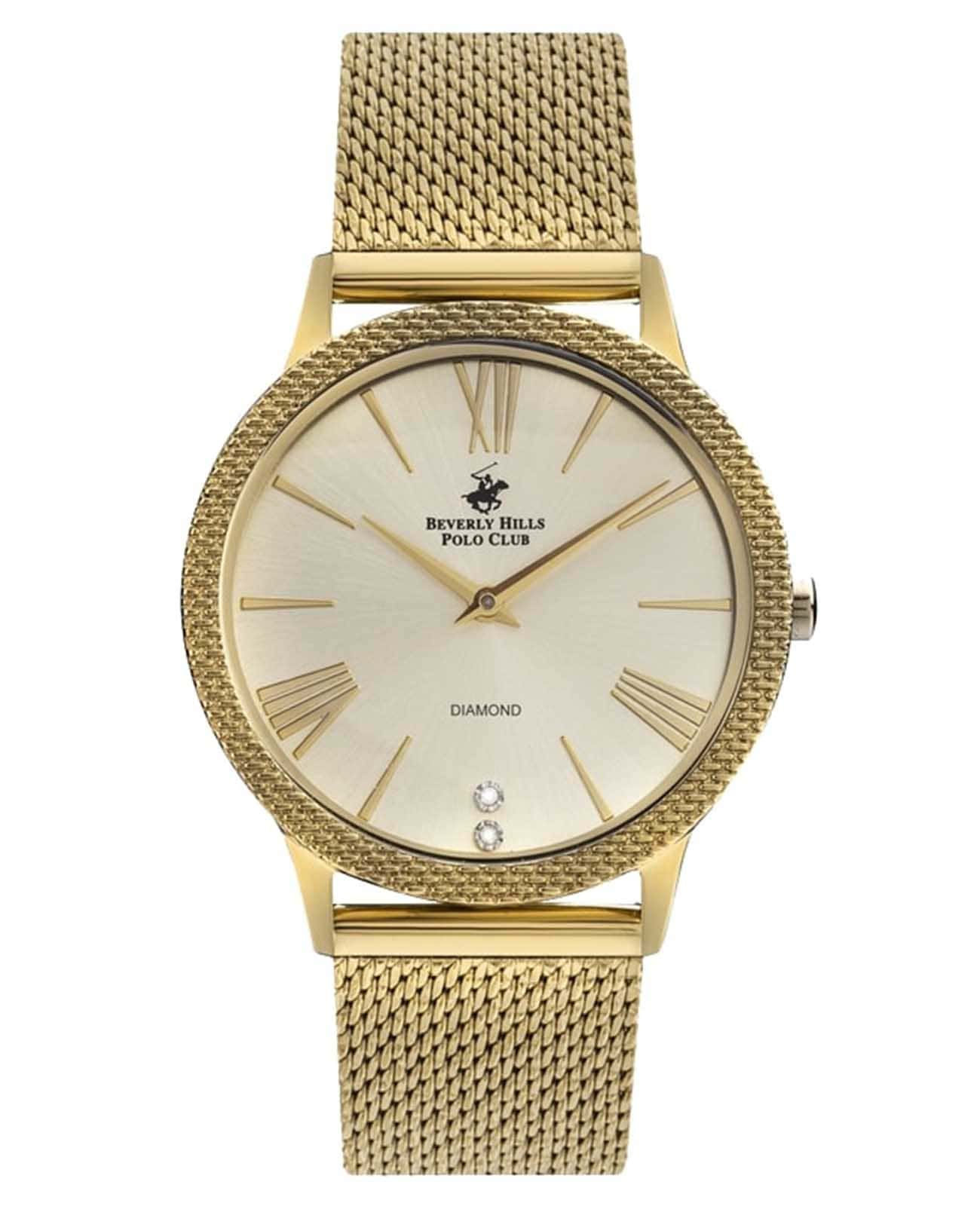 Beverly Hills Polo Club Beverly Hills Polo Club BP3107X.110  BP3107X.110 кварцевые женские часы серебристый циферблат, браслет нержавеющая сталь — вид спереди