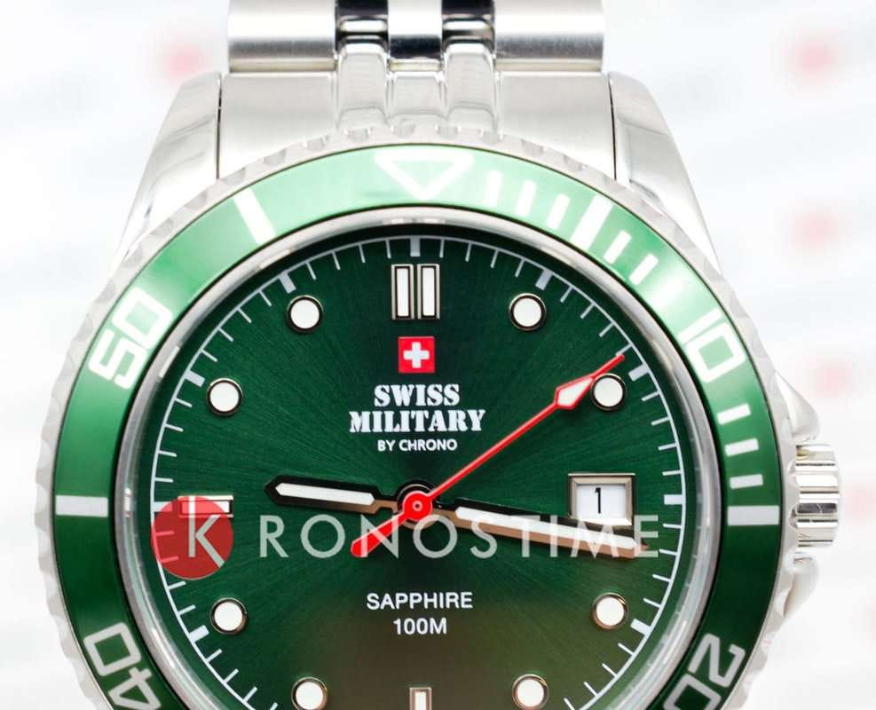 Swiss Military by Chrono Swiss Military by Chrono Sports SM34109.03,  швейцария мужские часы на браслете нержавеющая сталь боковой вид