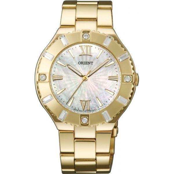 Orient Orient QC0D003W (FQC0D003W)  FQC0D003W  женские часы перламутровый циферблат, браслет  — вид спереди