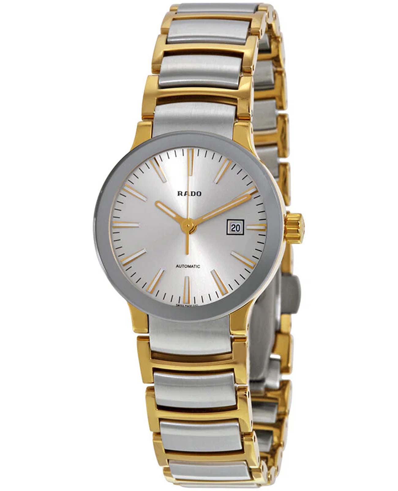Rado Rado Centrix R30530103, centrix швейцария женские часы на браслете нержавеющая сталь с pvd-покрытием боковой вид