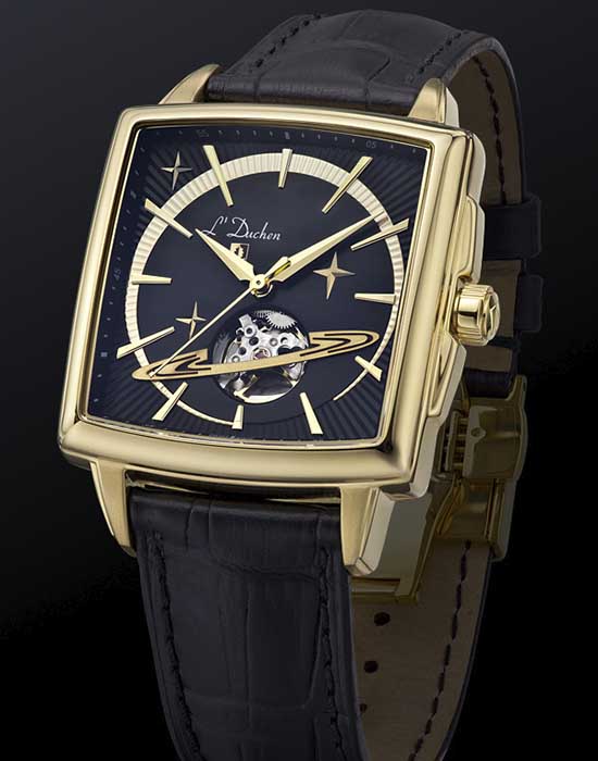 L'Duchen LDuchen D 444.21.31 мужские часы черный циферблат на запястье