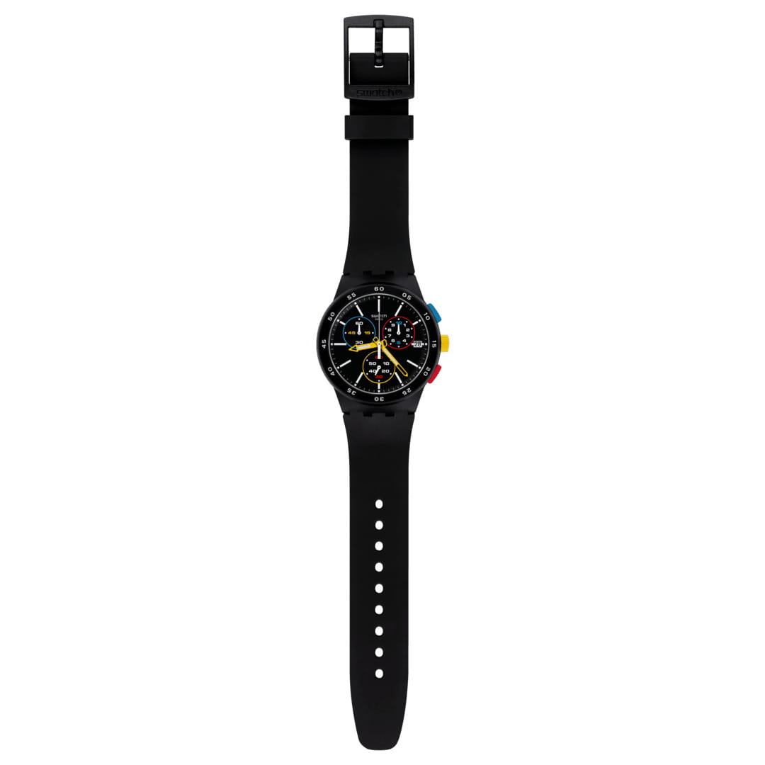Swatch Swatch Chrono 42 Standard SUSB416 , наручные мужские часы фото под углом