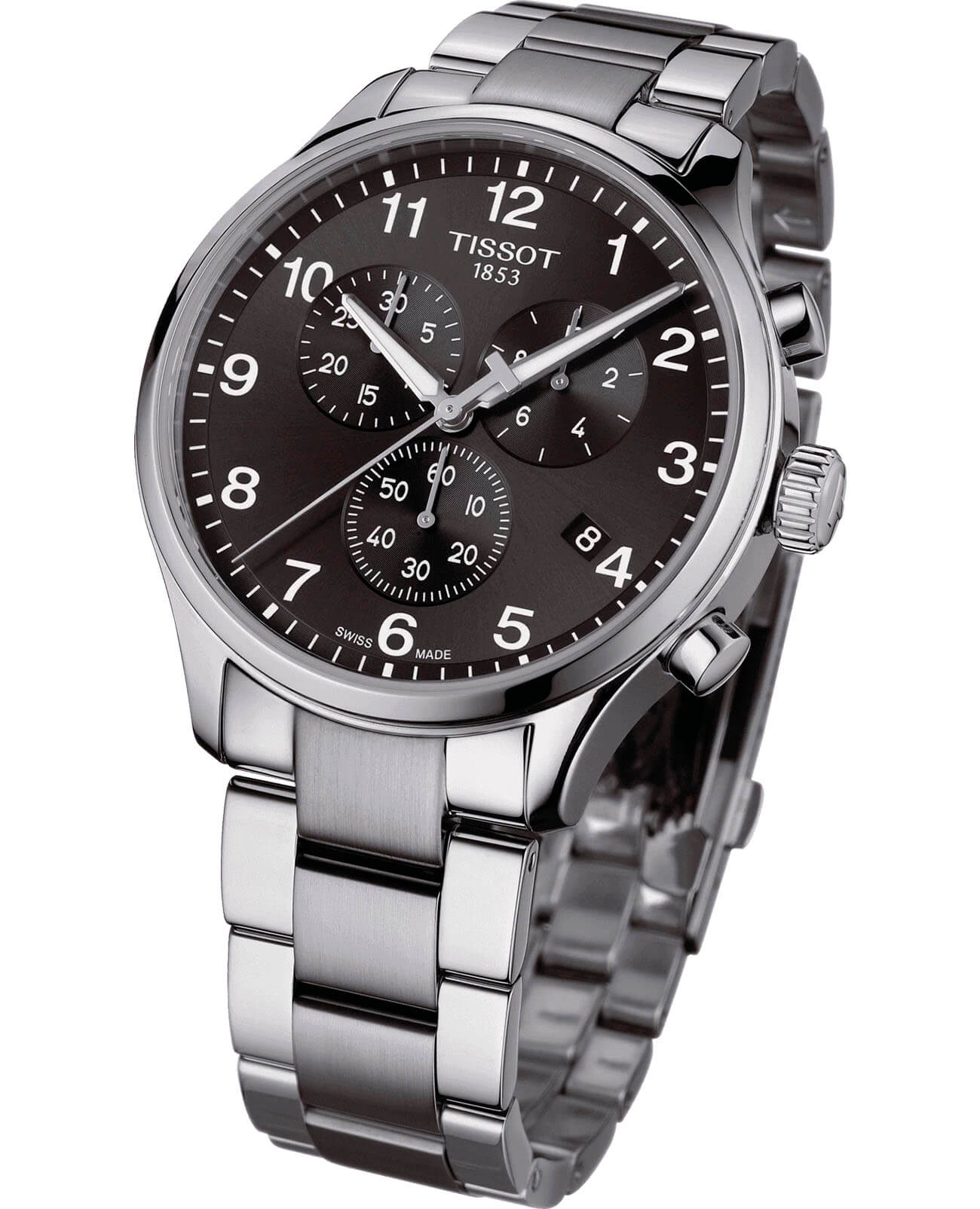 Tissot Tissot Chrono XL Classic T116.617.11.057.01 мужские часы серый циферблат на запястье