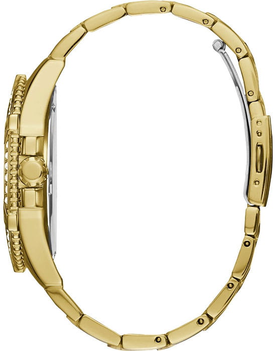 Guess Guess W0799G2,  сша мужские часы на браслете сталь с ip покрытием боковой вид
