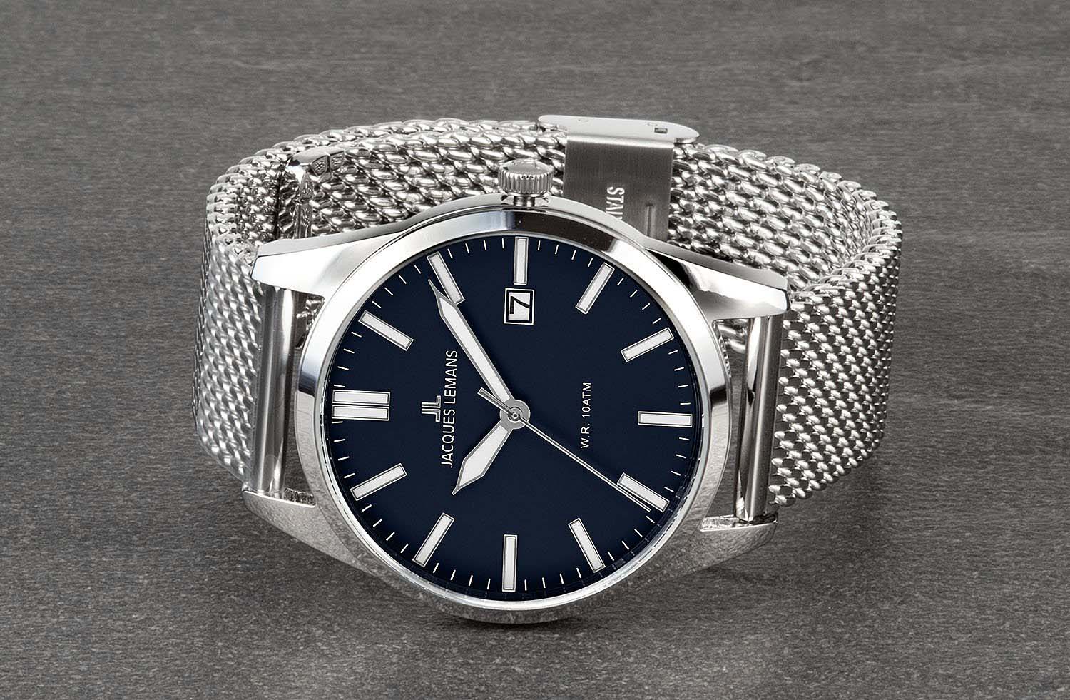 Оригинальные часы Jacques Lemans Jacques Lemans Classic 1-2002M кварцевые калибр механизма  общий вид