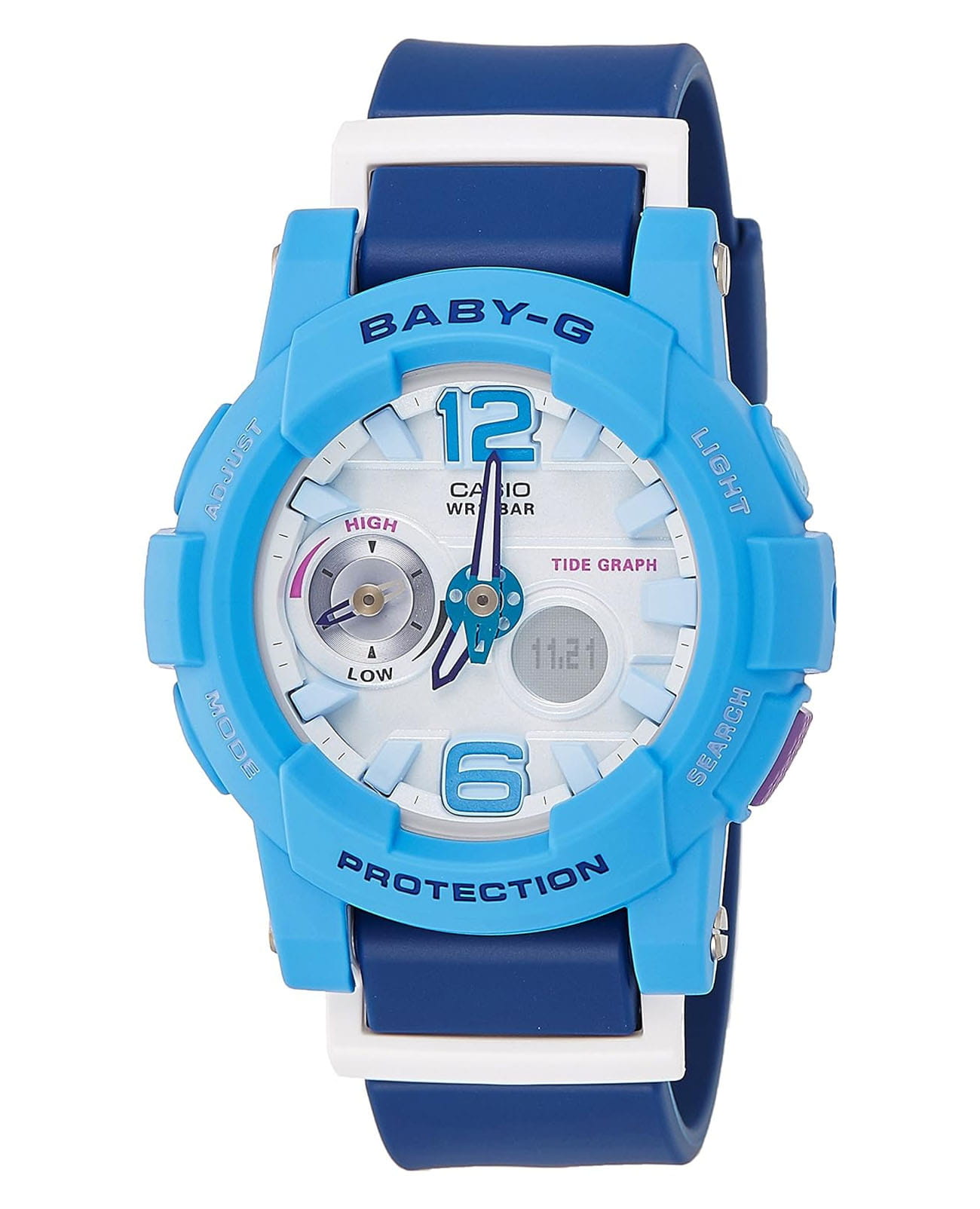 Casio Casio Baby-G BGA-180-2B3DR , наручные женские часы фото под углом