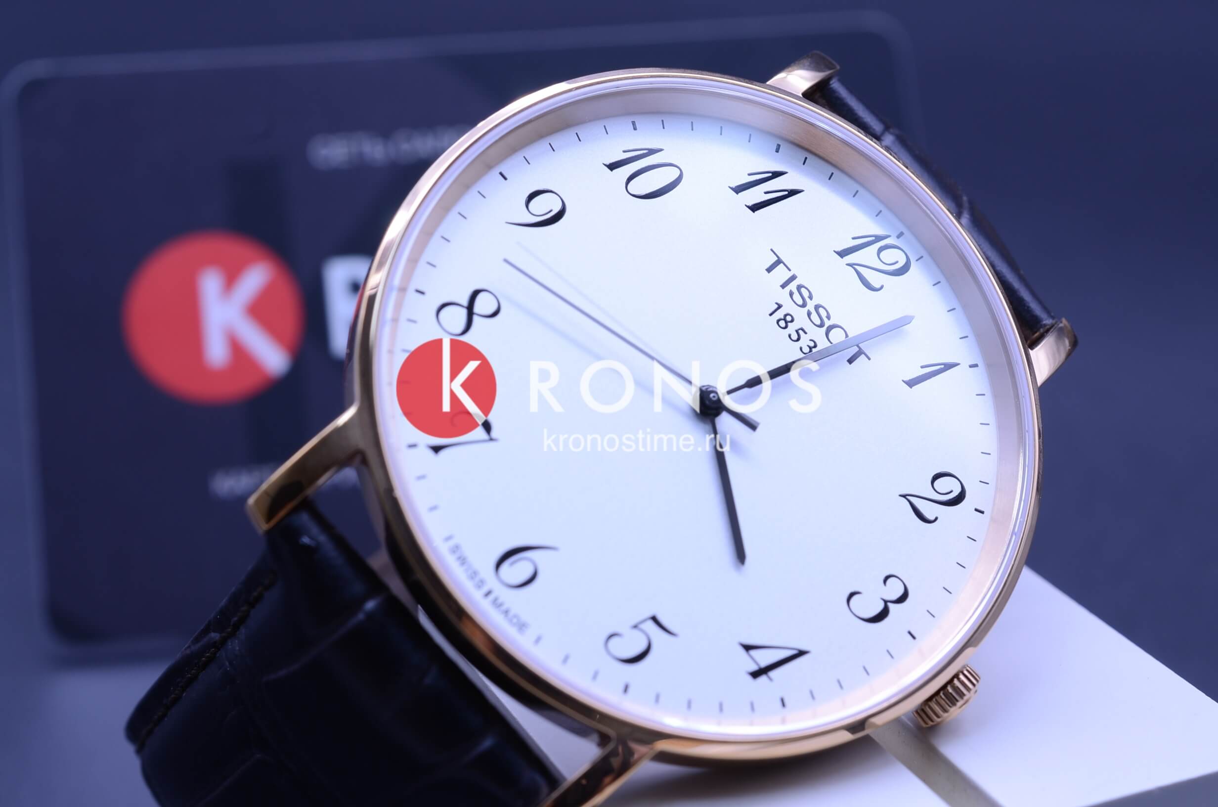 Оригинальные часы Tissot Tissot Everytime Large T109.610.36.032.00 кварцевые калибр механизма eta 902.101 общий вид