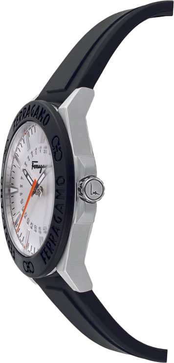 Salvatore Ferragamo Salvatore Ferragamo SFMQ00122,  италия мужские часы на браслете силикон боковой вид