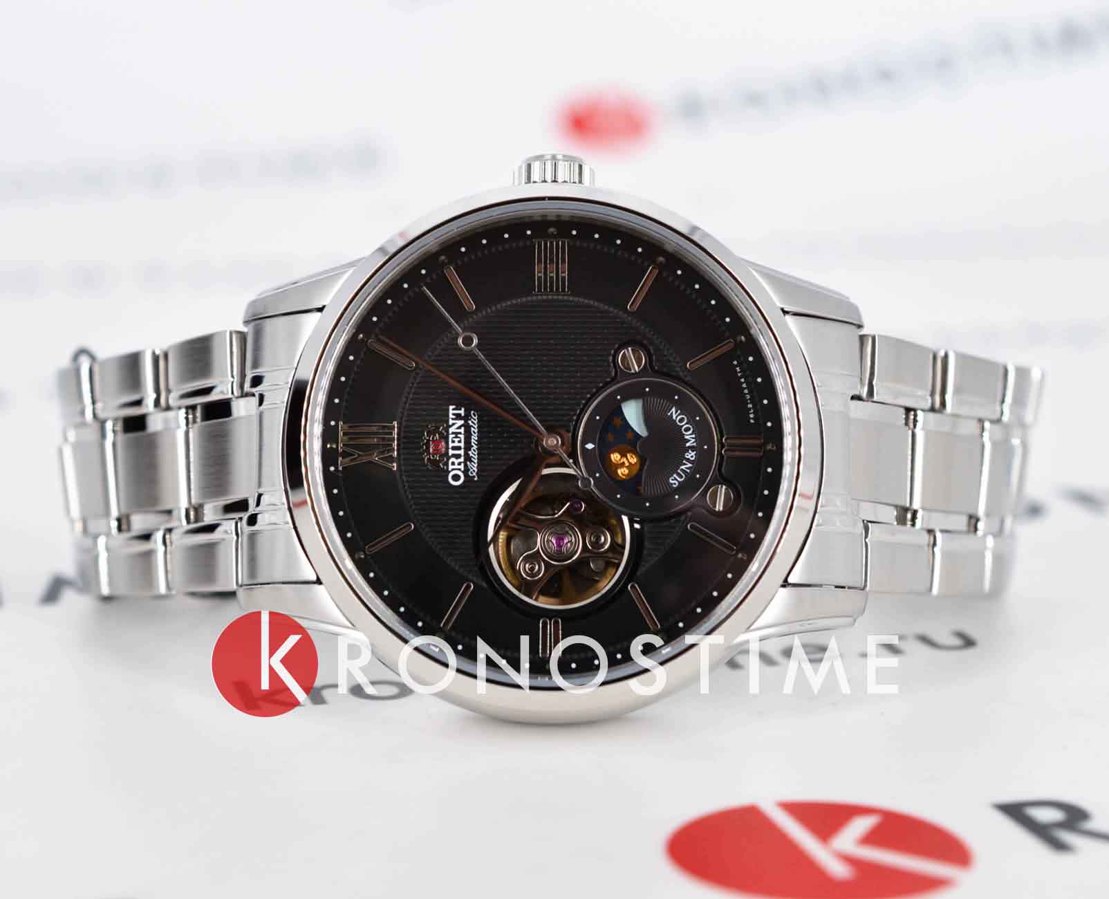 Orient Orient Sun & Moon Classic RA-AS000 (RN-AS0001B) , наручные мужские часы фото под углом