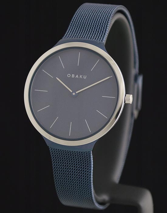 Obaku Obaku V240LXHLML женские часы синий циферблат на запястье
