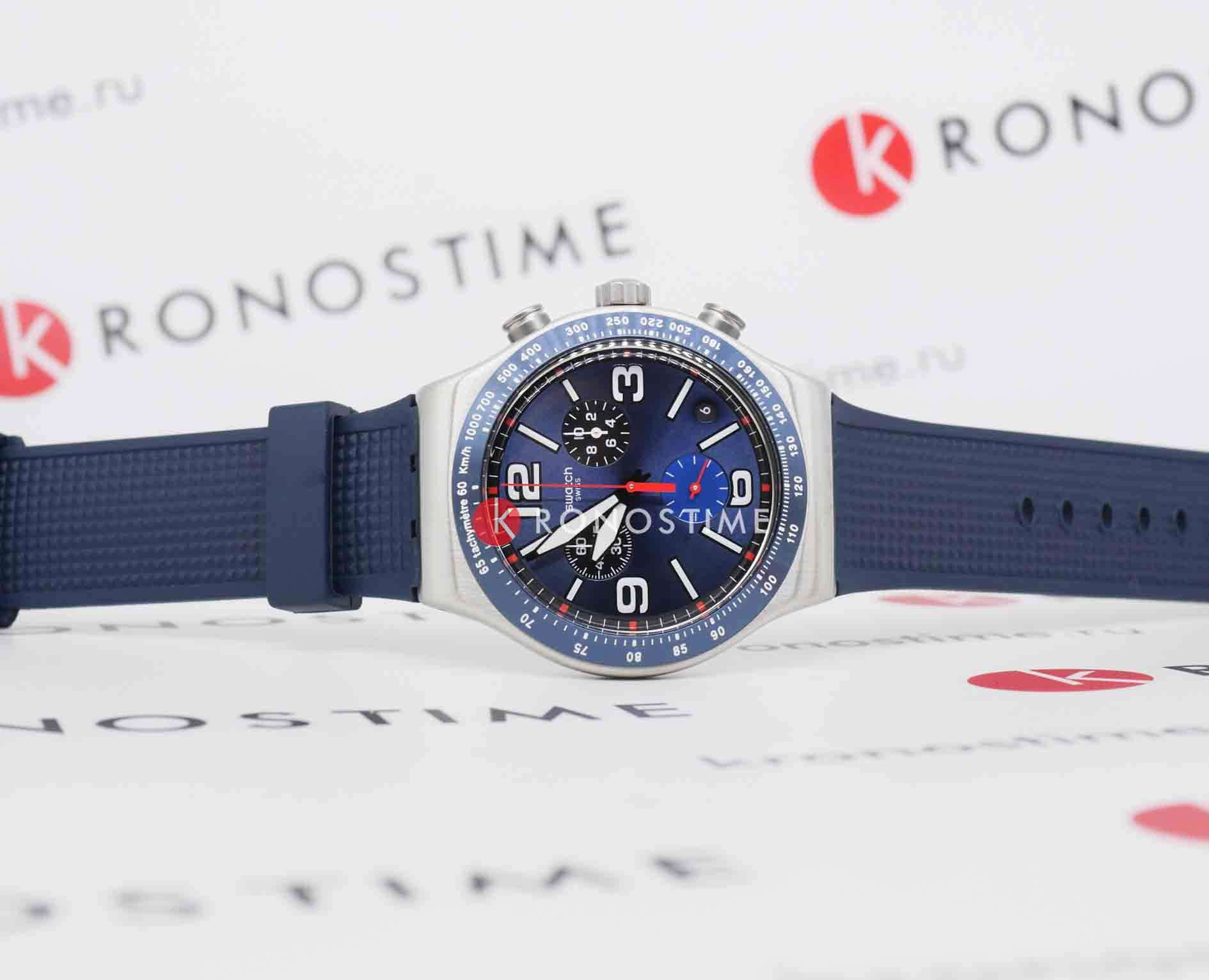 Swatch Swatch I New Chrono YVS454 , наручные мужские часы фото под углом