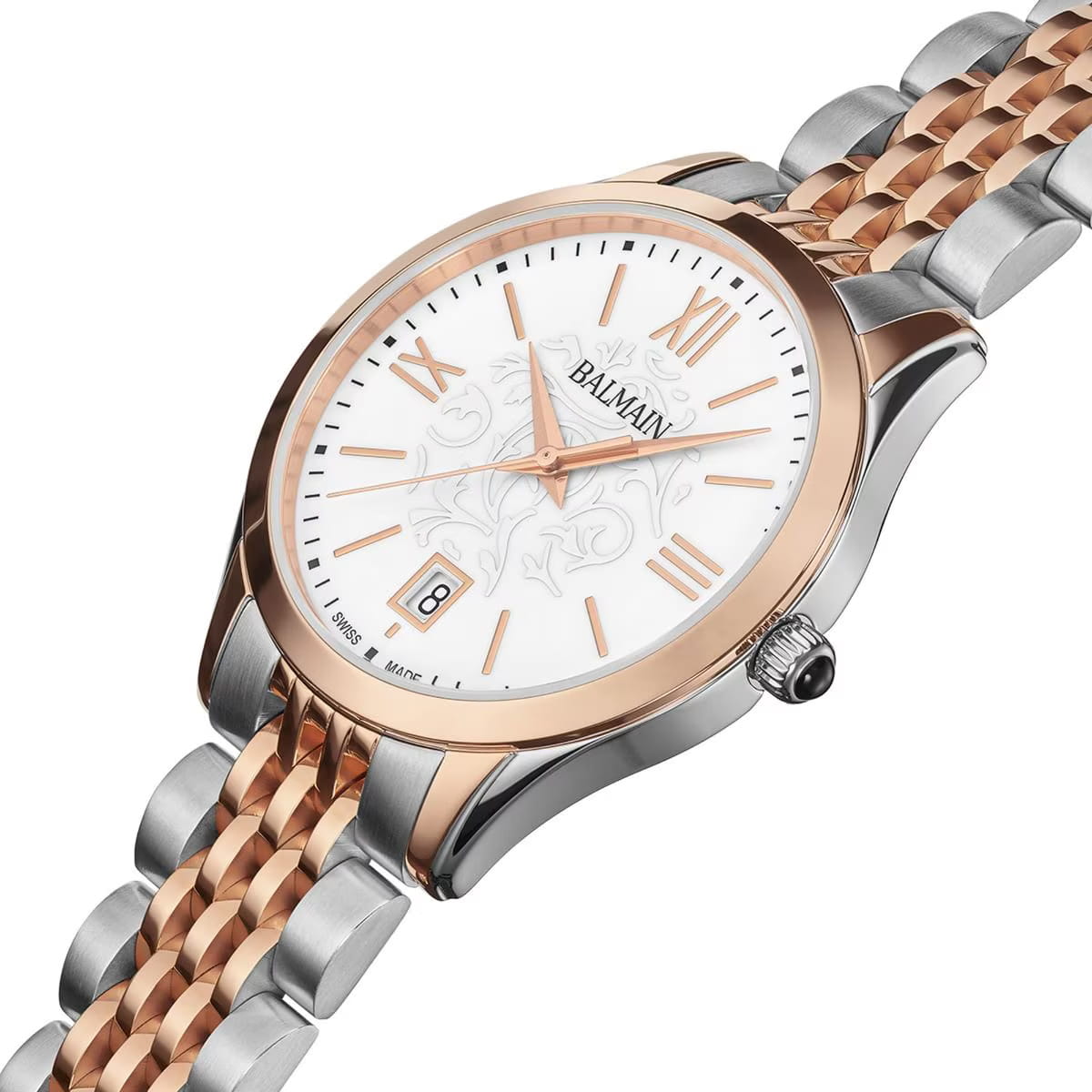 Balmain Balmain Classic R B4598.33.12,  швейцария женские часы на браслете нержавеющая сталь с pvd-покрытием боковой вид