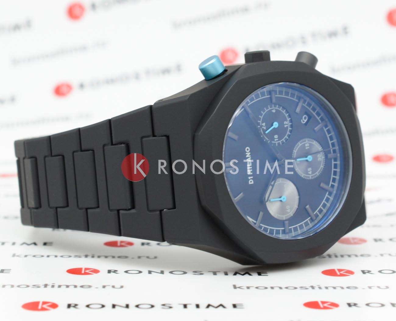 D1 Milano D1 Milano Polychrono PHBJ07 мужские часы черный циферблат на запястье