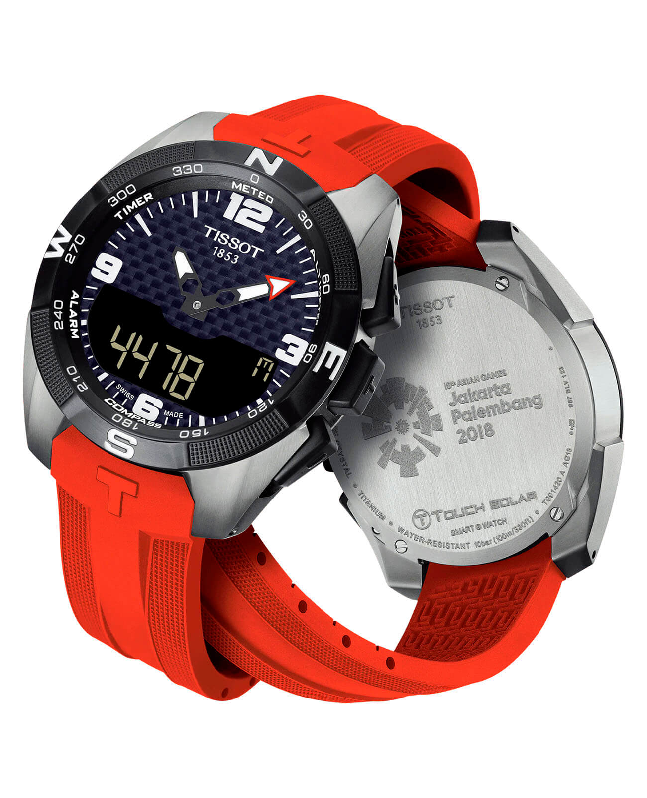 Tissot Tissot T-Toucht-T Expert Solar Asian Games T091.420.47.057.03, t-sport швейцария мужские часы на браслете каучук боковой вид