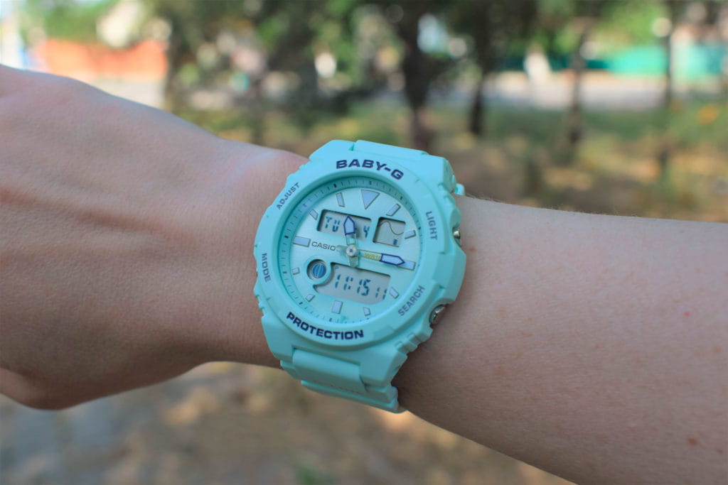 Casio Casio Baby-G G-Lide BAX-100-3A , наручные женские часы фото под углом