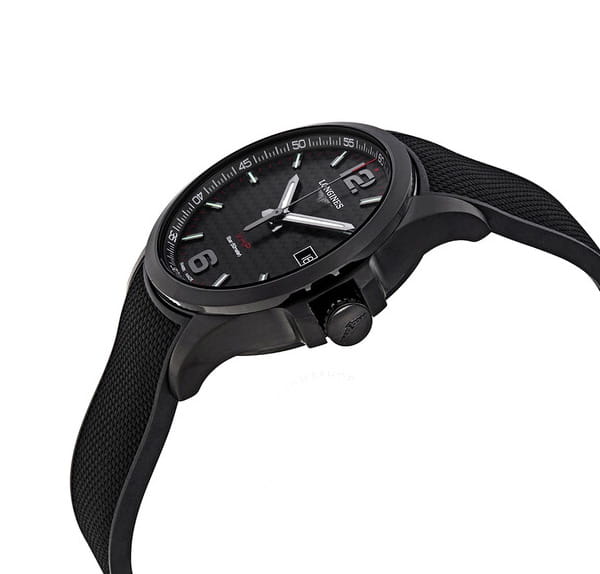 Longines Longines Conquest V.H.P. L3.726.2.66.9 , наручные мужские часы фото под углом
