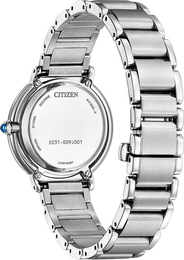 Citizen Citizen Citizen L EM1100-84H,  япония женские часы на браслете нержавеющая сталь боковой вид
