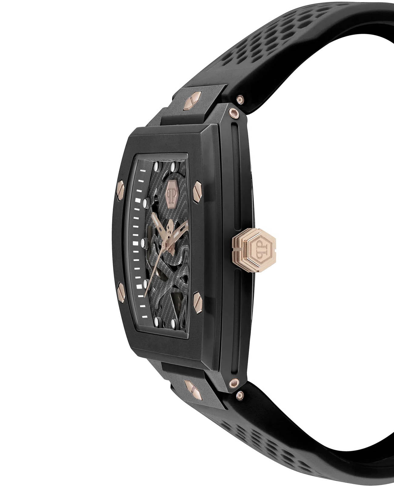 Оригинальные часы Philipp Plein Philipp Plein The Skeleton Ecoceramic PWVBA0523 механические калибр механизма  общий вид