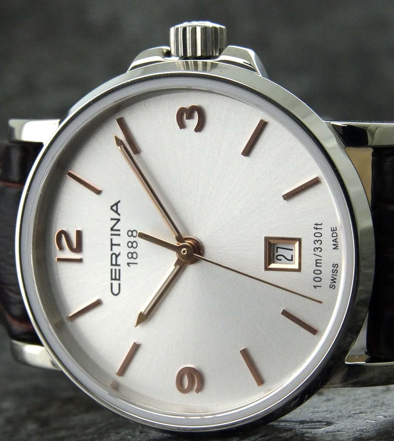 Certina Certina DS Caimano C017.210.16.037.01 женские часы белый циферблат на запястье